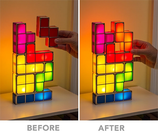 Tetris Lamp